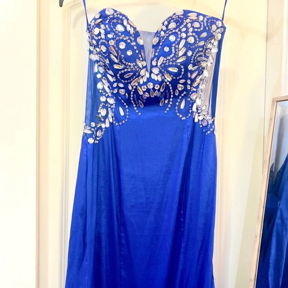 NORDSTROM STRAPLESS MAXI DRESS - Picture 1 of 5